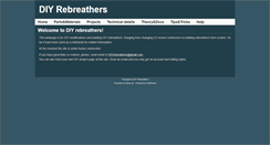 Desktop Screenshot of diyrebreathers.com